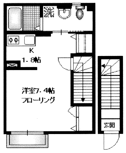 南千住駅 徒歩4分 構造:軽量鉄骨造
